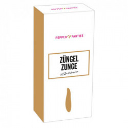 PepperParties Züngel-Zunge - Vibratore da Appoggio, 8 MOD di Vibrazione, Richiede Batterie