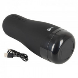 Rebel Masturbator 3 Functions - Masturbatore con Vibrazione a 3 Funzioni, Ricaricabile