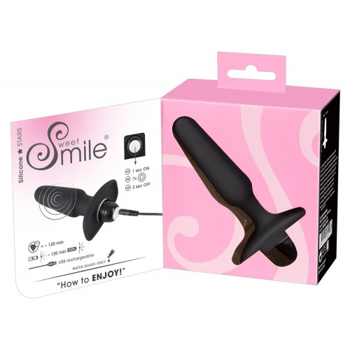 Sweet Smile Rechargeable Butt - Plug Anale con...