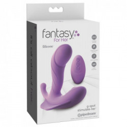 Fantasy For Her G-Sport Stimulate - Vibratore Punto G con Telecomando, 20 MOD, Riscaldante, Ricaricabile