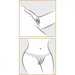 Fantasy For Her Remote Silicone Please Her - Vibratore da Appoggio con Telecomando, 9 MOD, Impermeabile, Ricaricabile