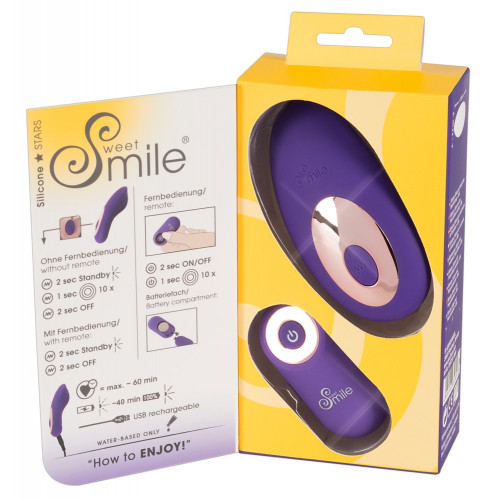 Sweet Smile RC Panty - Vibratore da Appoggio,...