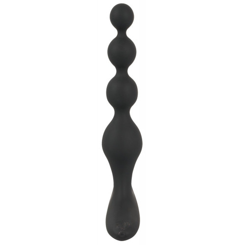 Black Velvets Vibrating Anal Beads - Vibratore...
