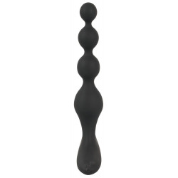 Black Velvets Vibrating Anal Beads - Vibratore Anale, 10 MOD di Vibrazione, Flessibile, Impermeabile, Ricaricabile