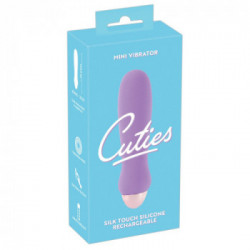 Cuties - Vibratore Mini Purple, Impermeabile, Ricaricabile