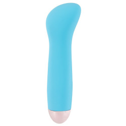 Cuties - Vibratore Mini Blue, Impermeabile, Ricaricabile