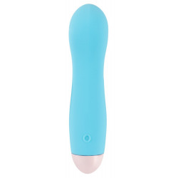 Cuties - Vibratore Mini Blue, Impermeabile, Ricaricabile