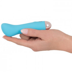 Cuties - Vibratore Mini Blue, Impermeabile, Ricaricabile