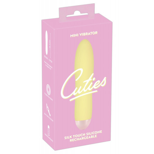 Cuties - Vibratore Mini Yellow, Impermeabile,...