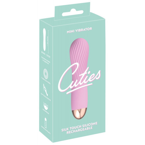 Cuties - Vibratore Mini Pink, Impermeabile,...