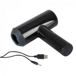 Rebel Masturbator Whit 2 Functions - Masturbatore 2 Funzioni con Vibrazione, Impermeabile, Ricaricabile