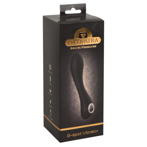 Cleopatra - Vibratore G-Spot Black, Pieghevole,...