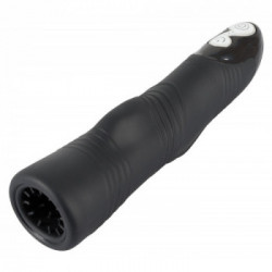 Close2you Paso Nero - Masturbatore con Vibrazione, 7 MOD, Richiede Batterie 