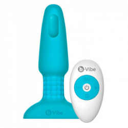 b-Vibe - Vibratore Vibro-plug with Rotation con Telecomando, Ricaricabile