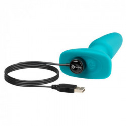 b-Vibe - Vibratore Vibro-plug with Rotation con Telecomando, Ricaricabile