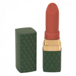 Emerald Love Luxurious Lipstick Vibrator - Vibratore Mini a Forma di Rossetto, Impermeabile, Ricaricabile