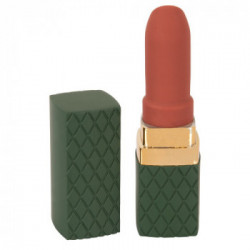 Emerald Love Luxurious Lipstick Vibrator - Vibratore Mini a Forma di Rossetto, Impermeabile, Ricaricabile