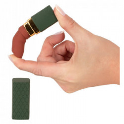 Emerald Love Luxurious Lipstick Vibrator - Vibratore Mini a Forma di Rossetto, Impermeabile, Ricaricabile