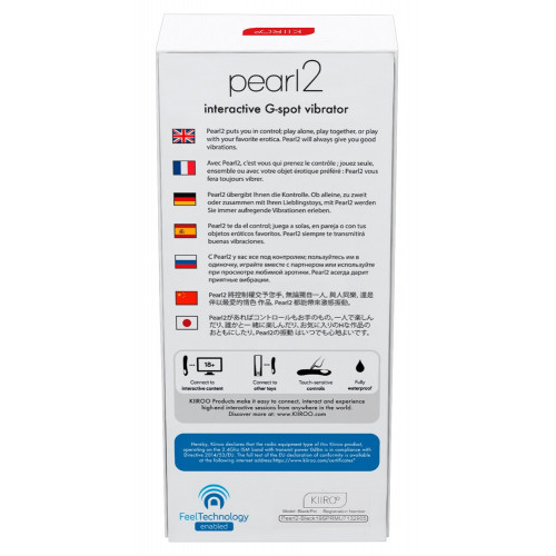 Kiiroo - Vibratore Pearl 2 Violet, Punto G,...