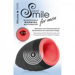 Sweet Smile Masturbator with Warming Function and Vibration - Masturbatore Con Vibrazione, Riscaldante, Ricaricabile