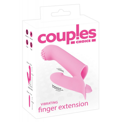 Couples Choice Vibrating Finger Extension -...