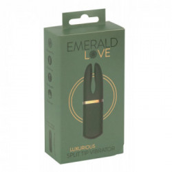 Emerald Love Luxurious Split Tip Vibrator - Stimolatore Generico, Impermeabile, Ricaricabile