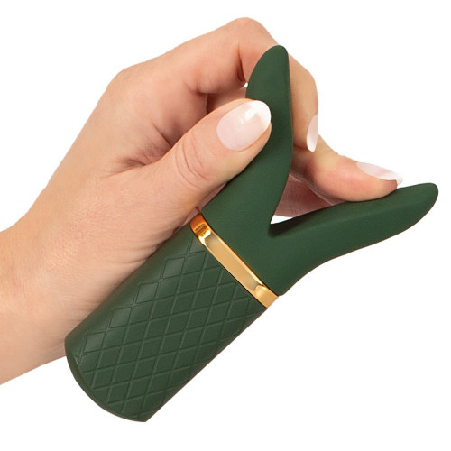 Emerald Love Luxurious Split Tip Vibrator -...