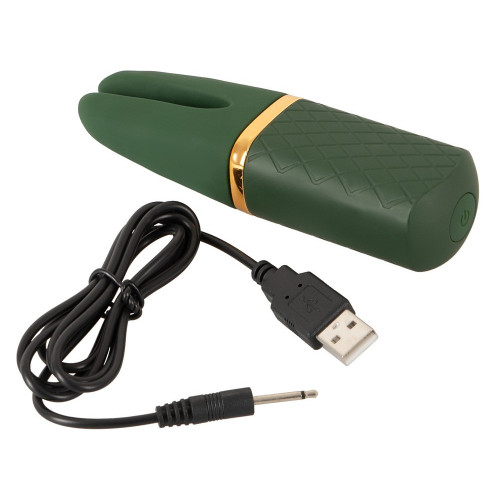 Emerald Love Luxurious Split Tip Vibrator -...