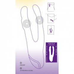 Sweet Smile Double Vibrator - Vibratore Dobbio, Richiede Batterie