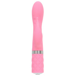 Pillow Talk Kinky Pink - Vibratore Punto G con Stimolazine del Clitoride, Ricaricabile, Rosa
