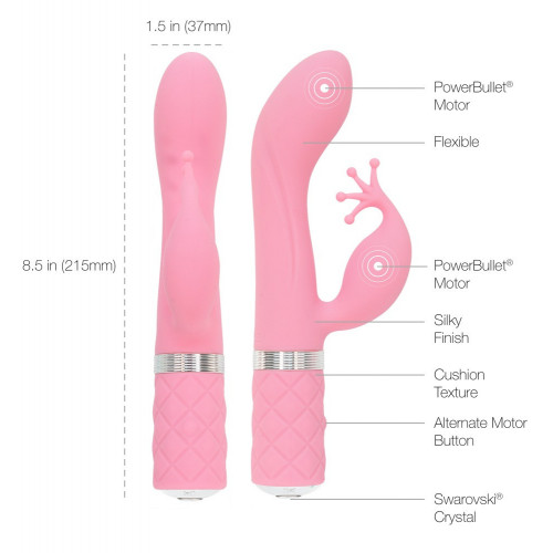 Pillow Talk Kinky Pink - Vibratore Punto G con...