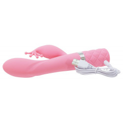 Pillow Talk Kinky Pink - Vibratore Punto G con Stimolazine del Clitoride, Ricaricabile, Rosa