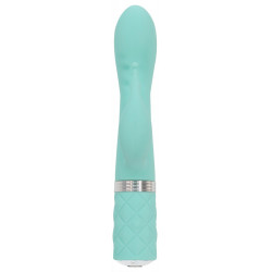 Pillow Talk Kinky Teal - Vibratore Punto G con Stimolazine del Clitoride, Ricaricabile, Turchese