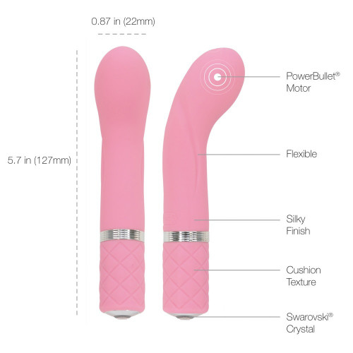 Pillow Talk Racy Pink - Vibratore Punto G Mini,...