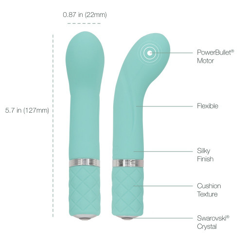 Pillow Talk Racy Teal - Vibratore Punto G Mini,...