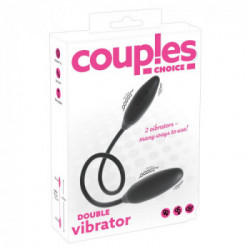 Couples Choice Double - Vibratore Doppio per Coppie, 15 MPD, Impermeabile, Ricaricabile