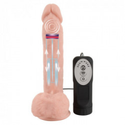 Medical Silicone Thrusting Vib - Vibratore Realistico, 8 MOD, Richiede Batterie