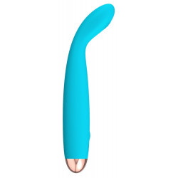 Cuties Mini Vibrator Blue - Vibratore Punto G Mini, Flessibile, 7 MOD, Impermeabile, Ricaricabile
