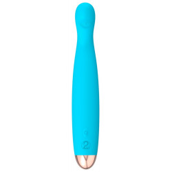 Cuties Mini Vibrator Blue - Vibratore Punto G Mini, Flessibile, 7 MOD, Impermeabile, Ricaricabile