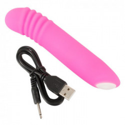 You2Toys Flashing Mini Vibe - Vibratore Min, 7 MOD, Impermeabile, Ricaricabile, Pink