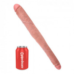 King Cock Tapered Double Dildo 16 - Dildo Realistico Doppio, Senza Vibrazione