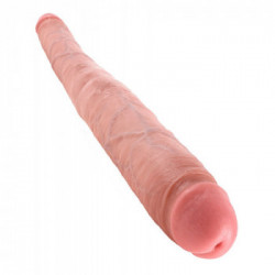 King Cock Tapered Double Dildo 16 - Dildo Realistico Doppio, Senza Vibrazione