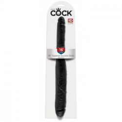 King Cock Tapered Double Dildo 16 - Dildo Realistico Doppio, Senza Vibrazione