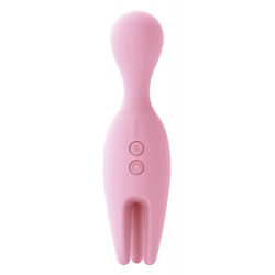 Svakom Nymph Pale Pink - Vibratore con Rotazione, Impermeabile, Ricaricabile