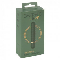 Emerald Love Luxurious Bullet - Vibratore Mini, 10 MOD, Impermeabile, Ricaricabile 