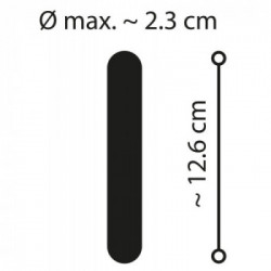 Emerald Love Luxurious Bullet - Vibratore Mini, 10 MOD, Impermeabile, Ricaricabile 