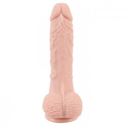 Medical Silicone RC Vib - Vibratore Realistico, Telecomando, Circolare, Shock, Impermeabile, Ricaricabile