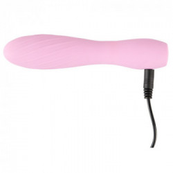 Cuties Mini Vibrator Rose - Vibratore Mini, 10 MOD, Impermeabile, Ricaricabile