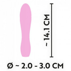 Cuties Mini Vibrator Rose - Vibratore Mini, 10 MOD, Impermeabile, Ricaricabile