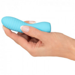 Cuties Mini Vibrator Blue - Vibratore Mini, 10 MOD, Impermeabile, Ricaricabile